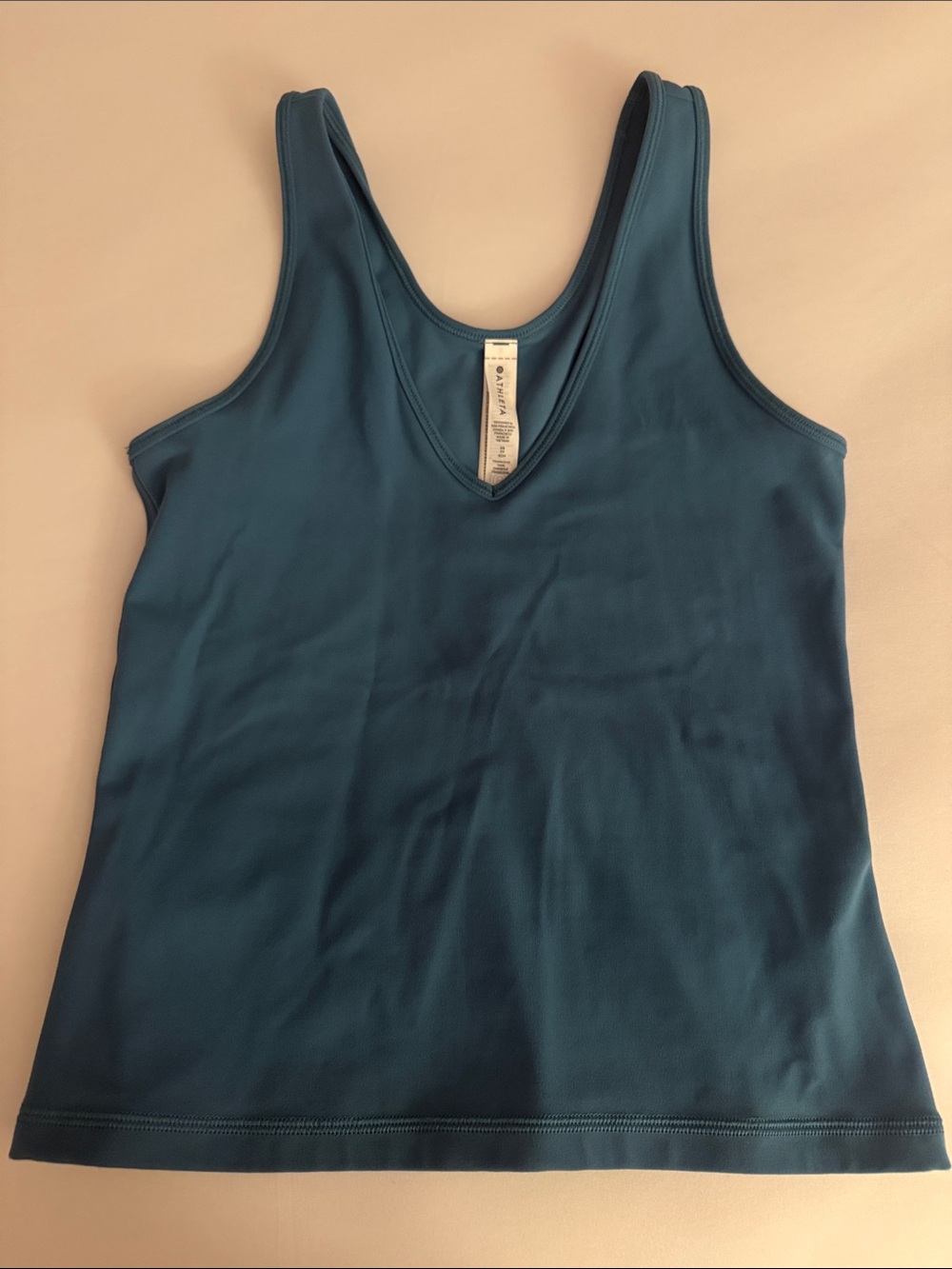 Athleta Women’s V-Neck Tank Top - Teal Blue
